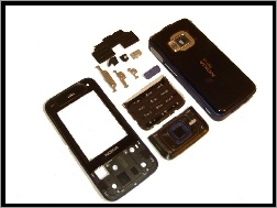 Części, Czarna, Nokia N81, Rozebrana